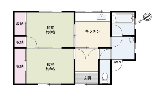 ���{�ݘa�c�s���璬2���ڂ̌ˌ����݂̊Ԏ��}